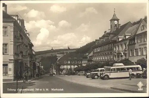 Triberg Schwarzwald Marktplatz 