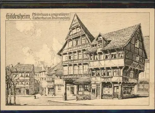 Hildesheim Hildesheim Pfeiferhaus Zuckerhut Andreasplatz * / Hildesheim /Hildesheim LKR