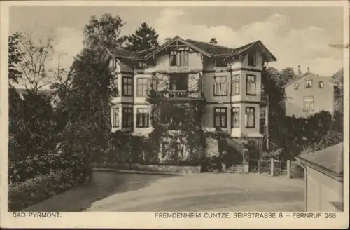 Bad Pyrmont Bad Pyrmont Fremdenheim Cuntze Seipstrasse * / Bad Pyrmont /Hameln-Pyrmont LKR