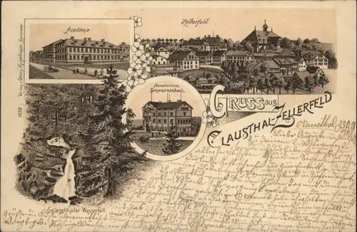 Clausthal-Zellerfeld Clausthal-Zellerfeld Sanatorium Schwarzenbach Akademie Litho x / Clausthal-Zellerfeld /Goslar LKR