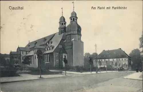 Clausthal-Zellerfeld Markt Marktkirche x