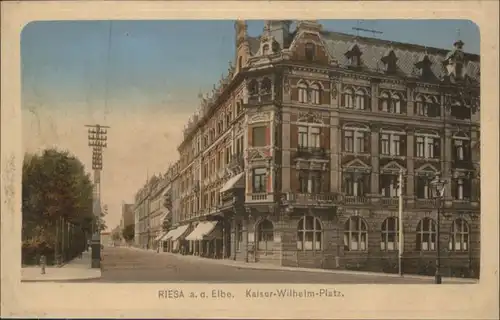 Riesa Sachsen Riesa Kaiser Wilhelm Platz * / Riesa /Meissen LKR