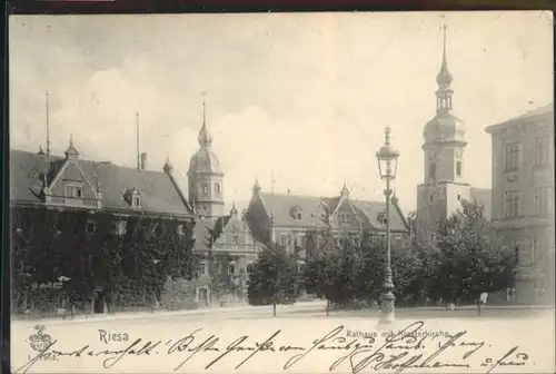 Riesa Rathaus Kloster Kirche  x