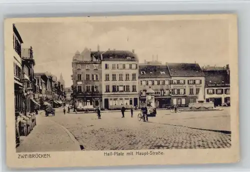 Zweibruecken Hallplatz Hauptstrasse x