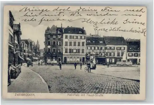 Zweibruecken Hallplatz Hauptstrasse x