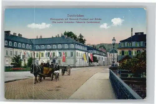 Zweibruecken Herzogsplatz Bismarckdenkmal *
