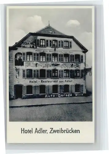 Zweibruecken Zweibruecken Hotel Restaurant zum Adler * / Zweibruecken /Zweibruecken Stadtkreis
