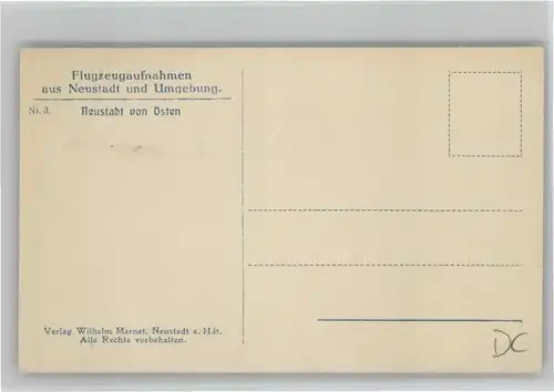 Neustadt Weinstrasse Fliegeraufnahme *