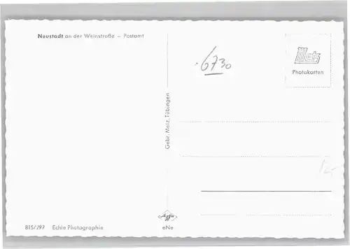 Neustadt Weinstrasse Postamt *