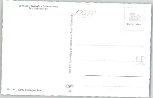 Nagold Textillehranstalt *