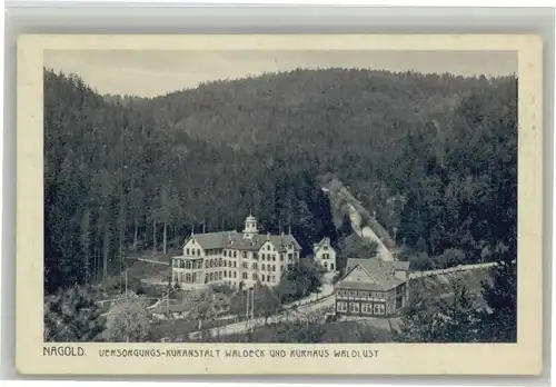 Nagold Kuranstalt Waldeck Kurhaus Waldlust *