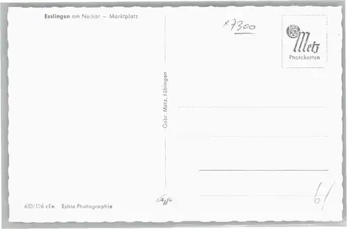 Esslingen Neckar Marktplatz *