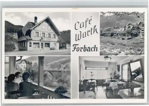 Forbach Baden Cafe Warth *