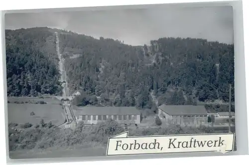 Forbach Baden Kraftwerk *