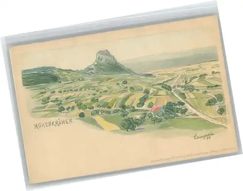 Singen Hohentwiel Singen Hohentwiel Hohenkraehen Kuenstler Langhein * / Singen (Hohentwiel) /Konstanz LKR