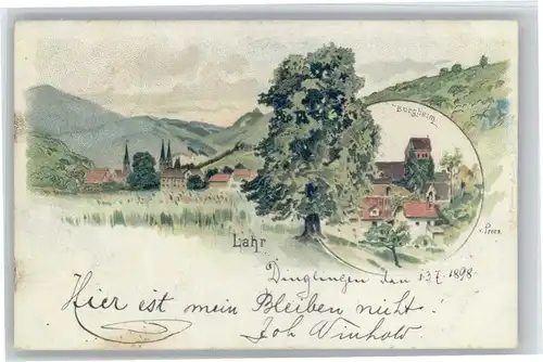 Lahr Schwarzwald Lahr Kuenstler Preen Burgheim x / Lahr /Ortenaukreis LKR