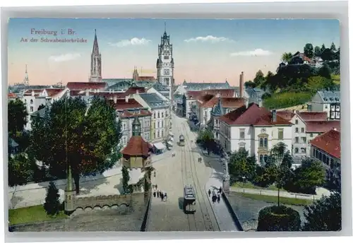 Freiburg Breisgau Schwabentorbruecke *