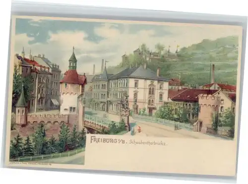 Freiburg Breisgau Schwabentorbruecke *