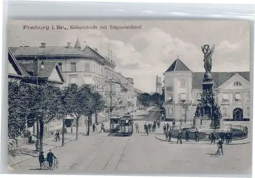 Freiburg Breisgau Kaiserstrasse Siegesdenkmal x