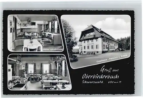 Elzach Oberbiederbach Gasthaus zum Kreuz *