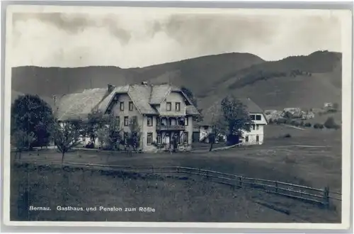 Bernau Schwarzwald Bernau Schwarzwald Gasthaus Pension zum Roessle x / Bernau im Schwarzwald /Waldshut LKR