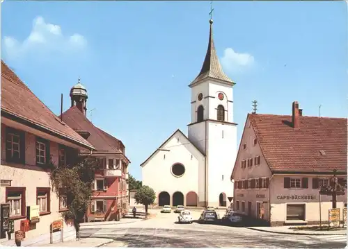 Lenzkirch St Nikolaus Kirche Rathaus *