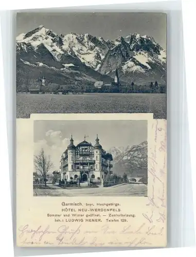 Garmisch-Partenkirchen Garmisch Hotel Neu Werdenfels x / Garmisch-Partenkirchen /Garmisch-Partenkirchen LKR