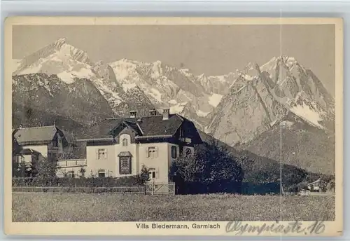 Garmisch-Partenkirchen Garmisch Villa Biedermann * / Garmisch-Partenkirchen /Garmisch-Partenkirchen LKR