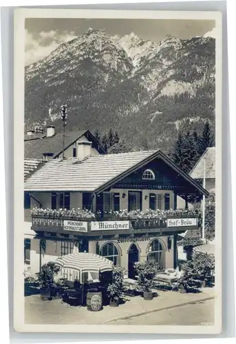 Garmisch-Partenkirchen Garmisch Muenchner Hofbraeustueberl * / Garmisch-Partenkirchen /Garmisch-Partenkirchen LKR