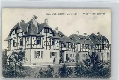 Grafenwoehr Offizierswohngebaeude Truppenuebungsplatz x