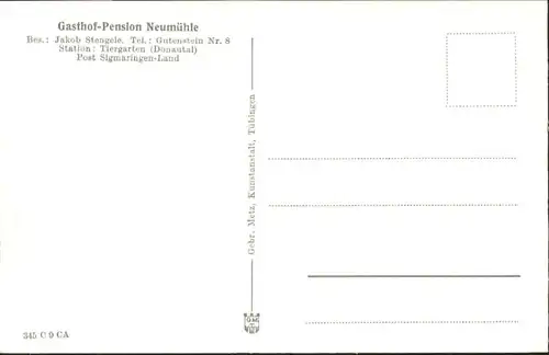 Sigmaringen Gasthof Pension Neumuehle *