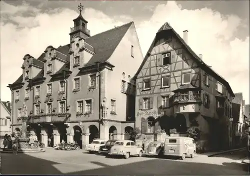 Sigmaringen Marktplatz Rathaus  *