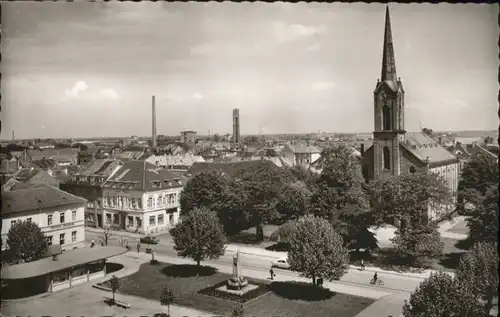 Kehl Marktplatz Friedens Kirche  *