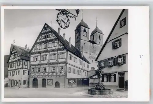 Wiesensteig Marktplatz Spital Kirche *