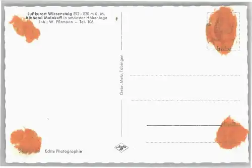 Wiesensteig Bundes-Autobahn Stuttgart-Muenchen *