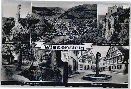 Wiesensteig Reussenstein Marktplatz Fils-Ursprung *