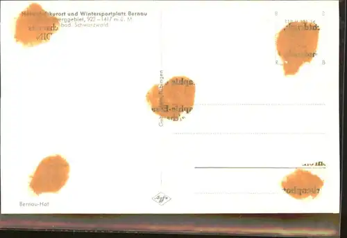 Bernau Schwarzwald  *