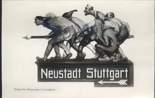 Lenzkirch Wegweiser Neustadt Stuttgart *