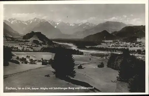 Fischen Allgaeu Schoellanger Burg Oberstdorf *