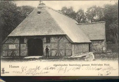 Husum Nordfriesland Husum Altsaechsisches Bauernhaus Heldt'sches Haus x / Husum /Nordfriesland LKR