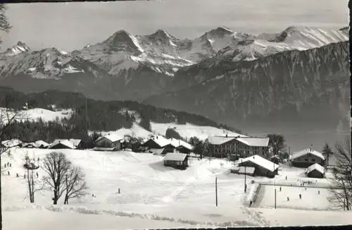 Beatenberg Schreckhorn Eiger Moench Jungfrau *