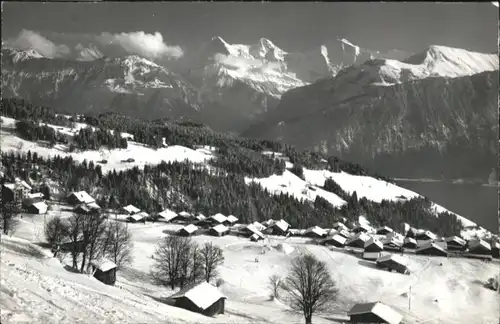 Beatenberg Schreckhorn Eiger Moench Jungfrau *