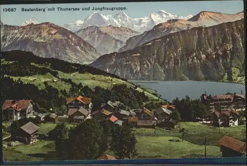 Beatenberg Thunersee Jungfraugruppe x