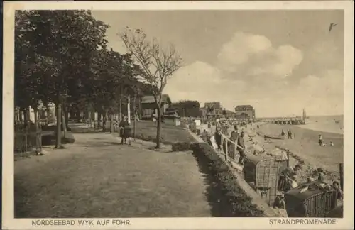 Wyk Foehr Nordsee Strandpromenade x