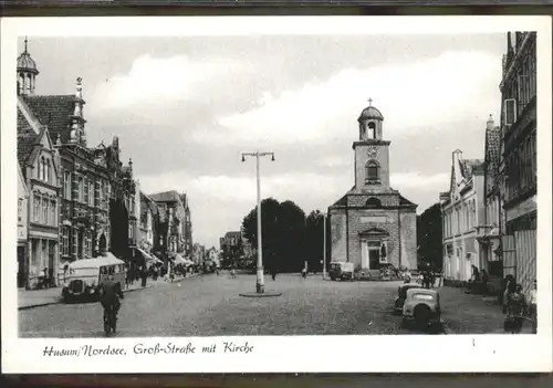 Husum Nordfriesland Husum Nordsee Gross-Strasse Kirche * / Husum /Nordfriesland LKR