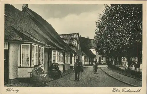 Schleswig Holstein Schleswig Holm Fischerviertel * / Schleswig /Schleswig-Flensburg LKR