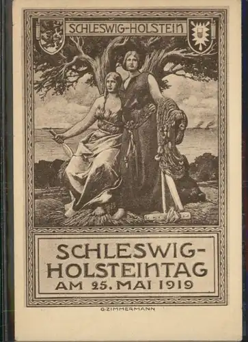 Schleswig Holstein Schleswig Schleswig-Holsteintag 25.Mai 1919 * / Schleswig /Schleswig-Flensburg LKR