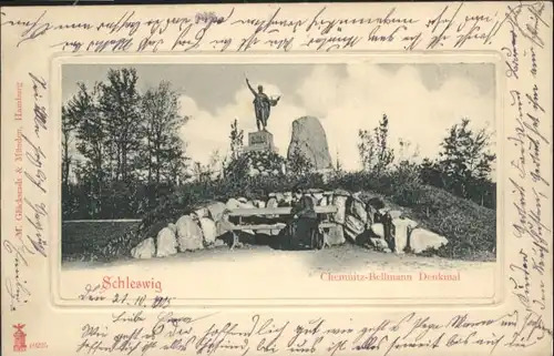 Schleswig Holstein Schleswig Chemnitz-Bellmann-Denkmal  x / Schleswig /Schleswig-Flensburg LKR
