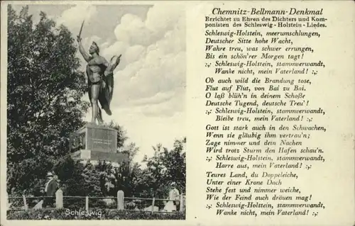 Schleswig Holstein Schleswig Chemnitz-Bellmann-Denkmal x / Schleswig /Schleswig-Flensburg LKR