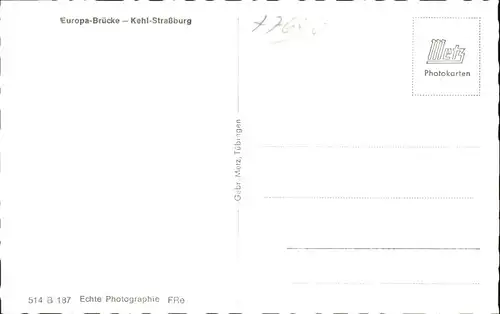 Kehl Europa Bruecke *